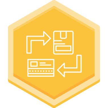 vektör illüstrasyonunda veri depolama simgesi