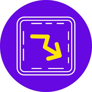 ok simgesi vektör illüstrasyonu