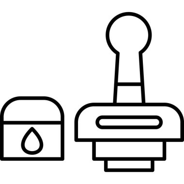 Tırnak cilası simgesi, taslak biçimi