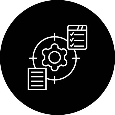 Kişisel veri ayarlarının illüstrasyon vektör simgesi