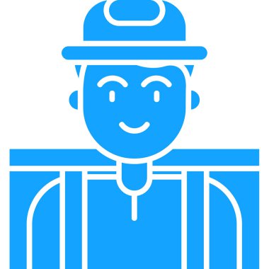 İşçi inşaat işçisi simgesi