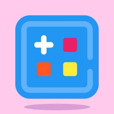 oyun simgesi vektör çizimi