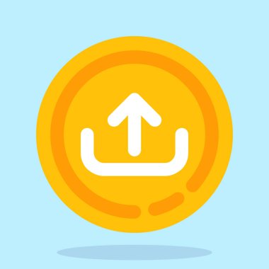 ok simgesi, vektör illüstrasyonlu çember