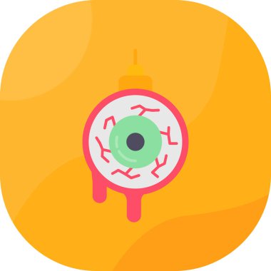 Göz Ağı simgesi basit illüstrasyon