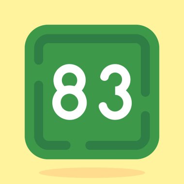 Takvim simgesi vektör illüstrasyonu