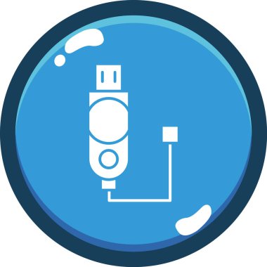 Gaz simgesinin vektör illüstrasyonu