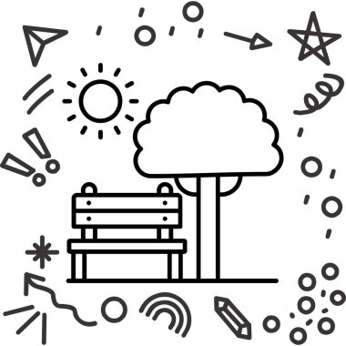 Vektör ağacı simgesi. ağaç, doğa, bitki, bahçe simgesi.