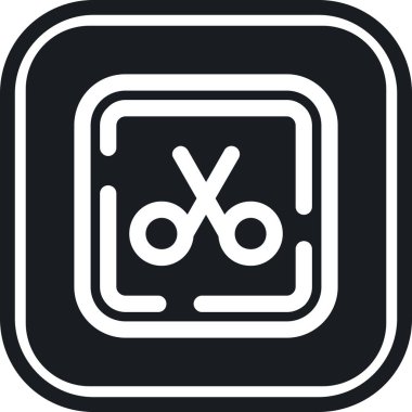 Tek bir simgenin vektör illüstrasyonu