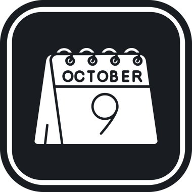 Takvim simgesi, vektör çizimi