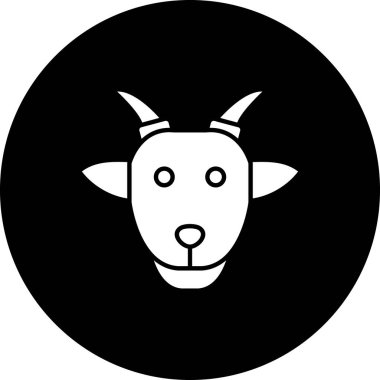 İnek. vektör simgesi basit resimleme