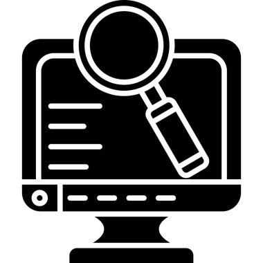 arama motoru optimizasyon simgesi ana hat biçiminde