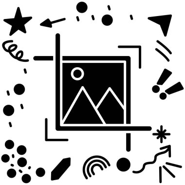 Harita simgesi tasarım vektörü