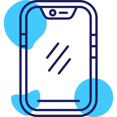 cep telefonu ikonu vektör illüstrasyonu