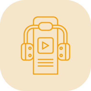 video simgesi vektör illüstrasyonu