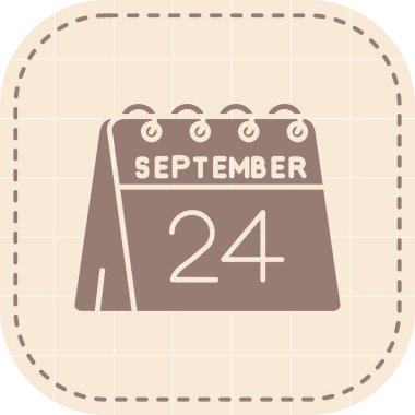 Takvim simgesi tasarımı, vektör illüstrasyonu