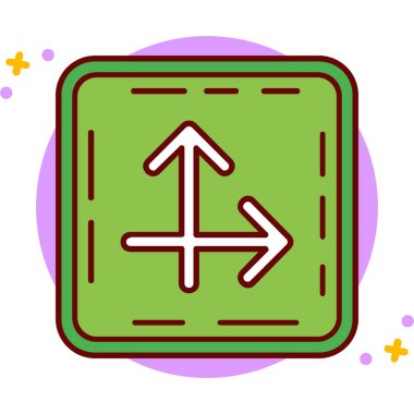 Oklar. Web simgesi basit illüstrasyon