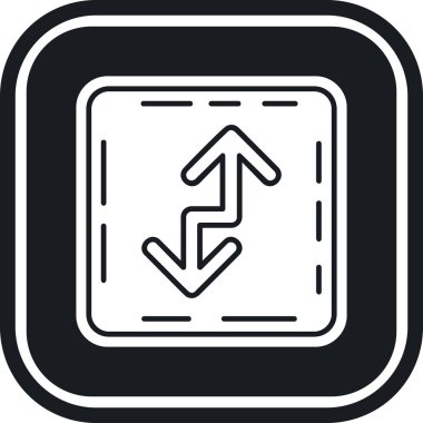 ok simgesi, vektör illüstrasyonu