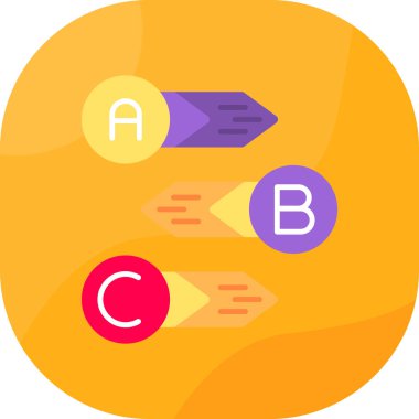 Diyagram simgesi işaret vektörü çizimi