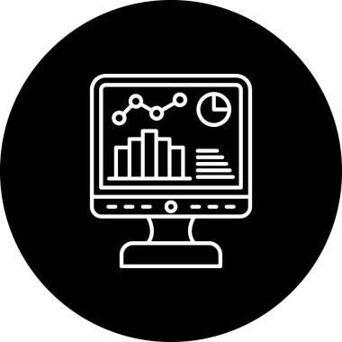 İş simgesi şablonunun illüstrasyon vektör tasarımı