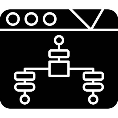 seo modern simgesinin vektör illüstrasyonu