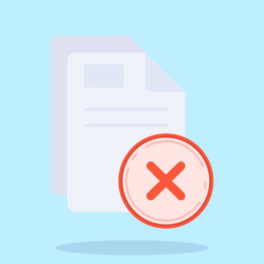 İşaretleme simgesine sahip belge. vektör illüstrasyonu