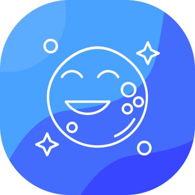 Mutlu gülümseme simgesi, vektör illüstrasyon tasarımı