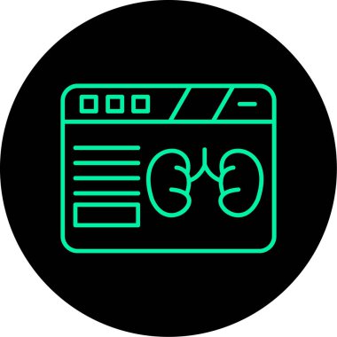 seo modern simgesinin vektör illüstrasyonu