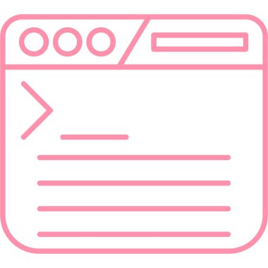 Web simgesi, basit vektör illüstrasyonu