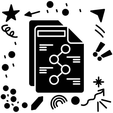 özet biçiminde veri analiz simgesi