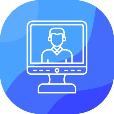 Bilgisayar simgesi işaret vektör illüstrasyonu