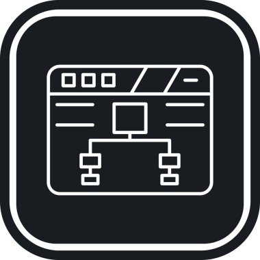 seo modern simgesinin vektör illüstrasyonu