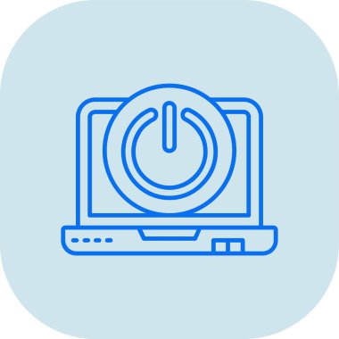 vektör lcd simgesi illüstrasyonu