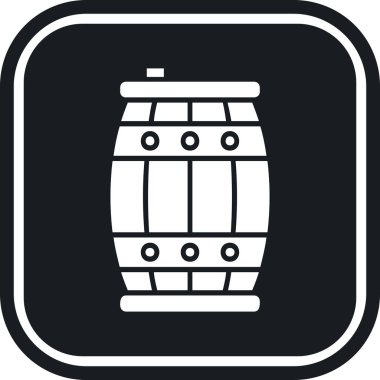 Bira varil simgesi, basit tarzı