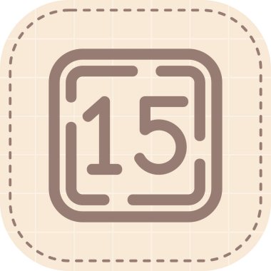 Takvim simgesi vektör illüstrasyonu