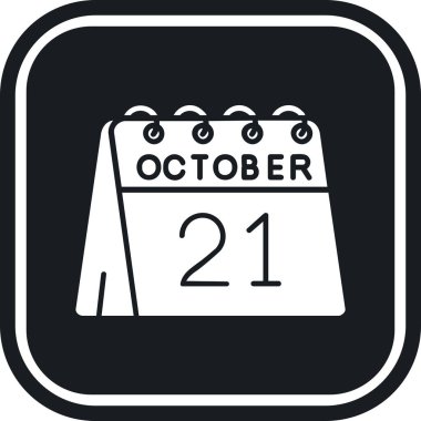 Ekim 2 simgesi, vektör illüstrasyonu