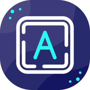 Bir b simgesinin vektör illüstrasyonu