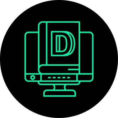 vektör dizüstü simgesi illüstrasyonu