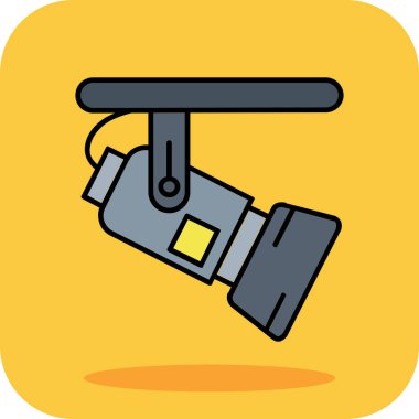 Kamera lens vektör simgesi