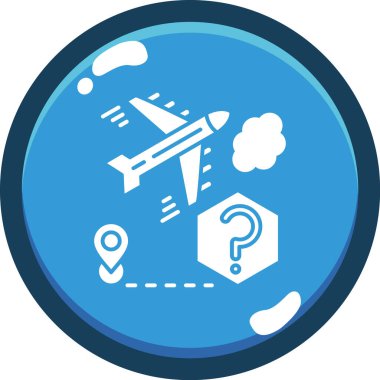 Uçak. Web simgesi basit illüstrasyon