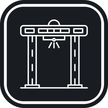 bina simgesi, vektör illüstrasyonu