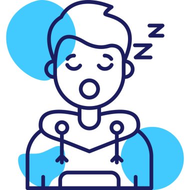 vektör içinde uyku ikonu