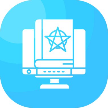 Bilgisayar. Web simgesi vektör illüstrasyonu