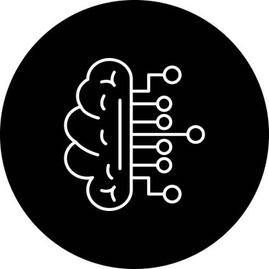 Vektör Beyin simgesi illüstrasyonu