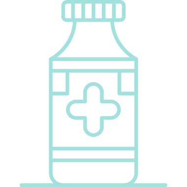 Tıbbi ve sağlık ikonu vektör illüstrasyon grafik tasarımı