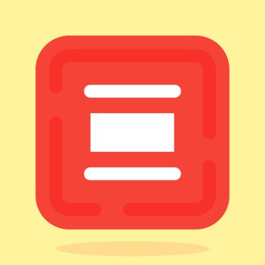 Web için vektör modern düz simge.