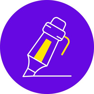 Modern b simgesinin vektör illüstrasyonu