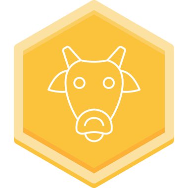 Domuz. Web simgesi basit illüstrasyon