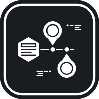 Modern eğitim ikonunun vektör illüstrasyonu