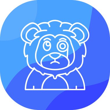 Ayı. Web simgesi vektör illüstrasyonu