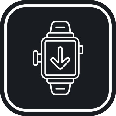 vektör smartwatch simgesi çizimi